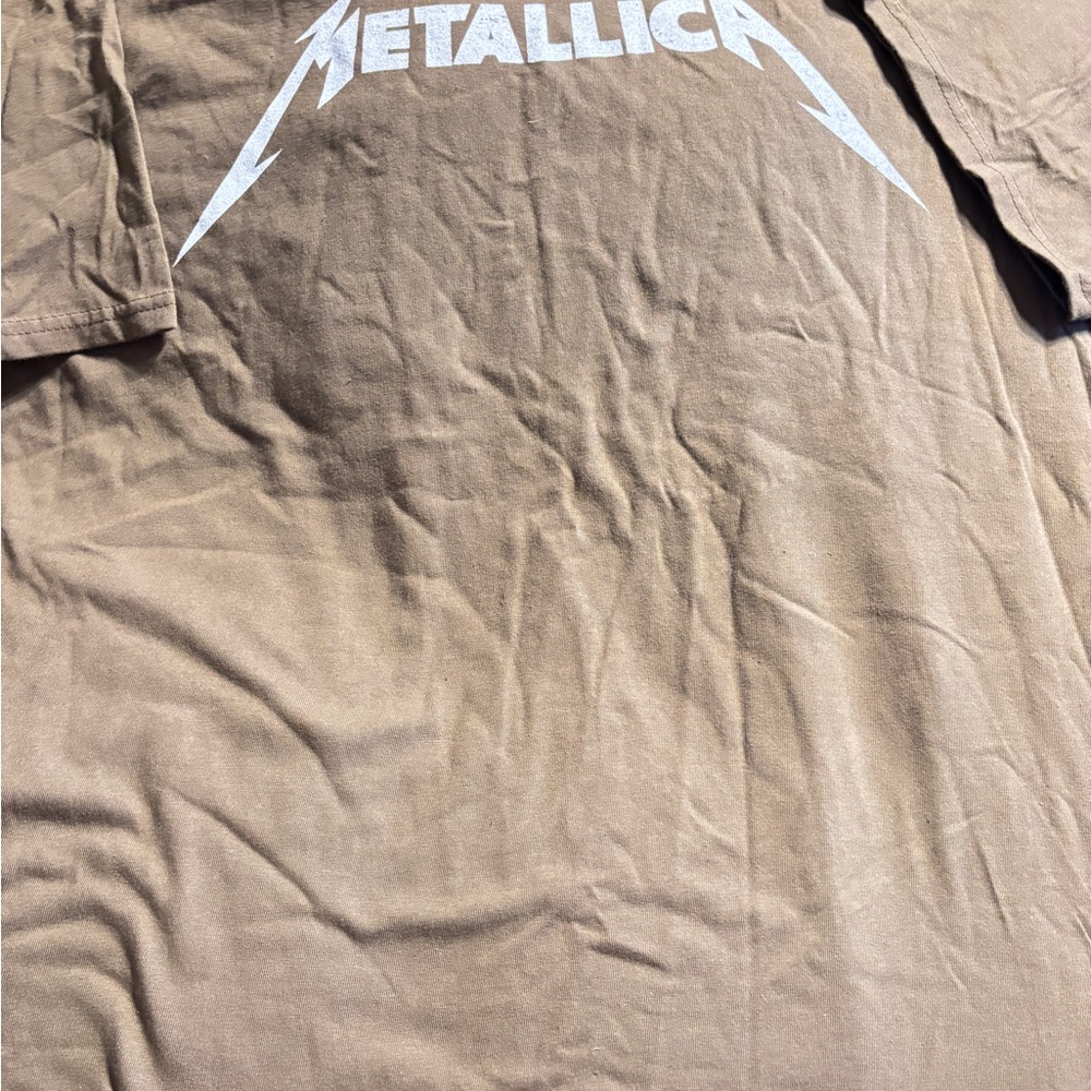 Metallica Brown T-Shirt for Men Size 2XL New